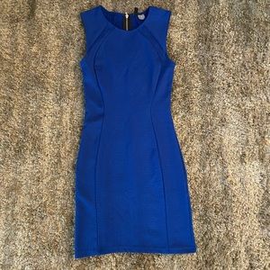 Blue bodycon dress